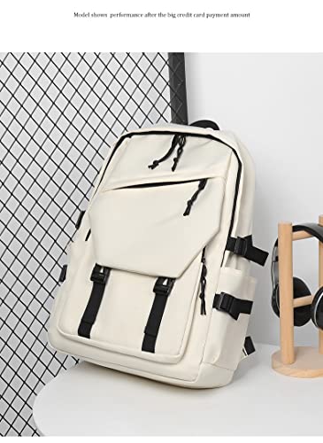 Leisure, College Backpack. Outdoor Travel, Stylish Lightweight Backpack. (off-white) - color: Off-white