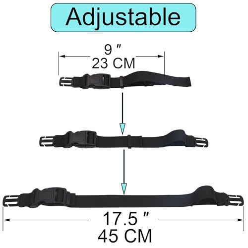 YYST Sternum Strap Backpack Chest Harness for Backpack with 20MM or 25MM Webbing Adjust from 9" to 17.5"