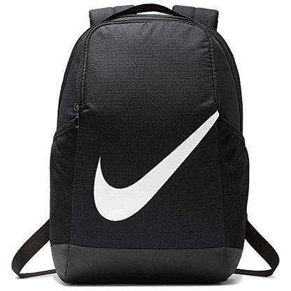 NIKE Youth Brasilia Backpack - Fall'19, Black/Black/White, Misc - color: Black/Black/White