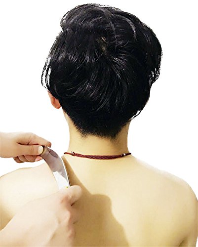 Medical Grade Stainless Steel Gua Sha Guasha Massage Soft Tissue Therapy Used for Back, Legs, Arms,Neck,Shoulder (A) - style: A