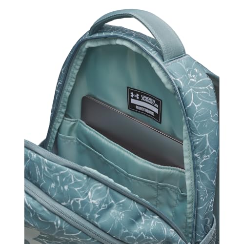 Under Armour Unisex Hustle 6.0 Backpack, (587) Jasper Blue/Jasper Blue/Serpentine, One Size Fits Most - color: (587) Jasper Blue / Jasper Blue / Serpentine, size: One Size