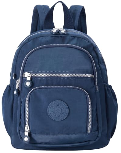 Mini Hiking Waterproof Backpack Purse for Women and Men,Travel Backpack 5L - color: Dark Blue