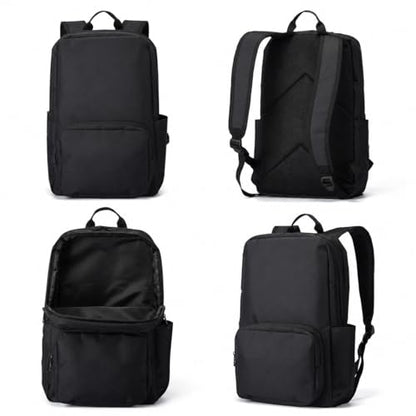 Laptop Backpack for Women & Men, 15.6" Laptop and Tablet Bag with Tumbler Holder – Lightweight, Durable Travel & Work Backpacks, Navy - color: Backpack 02 Navy Blue