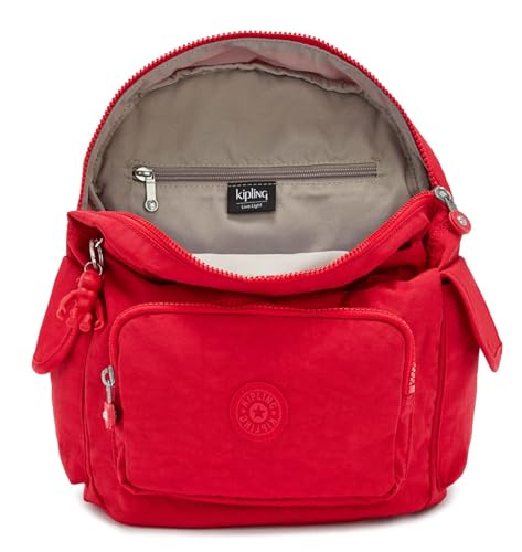 Kipling Women's City Pack S Backpacks, Red Rouge, 27x33.5x19 Centimeters (B x H x T) - color: Red Rouge, size: 27x33.5x19 centimeters (B x H x T)