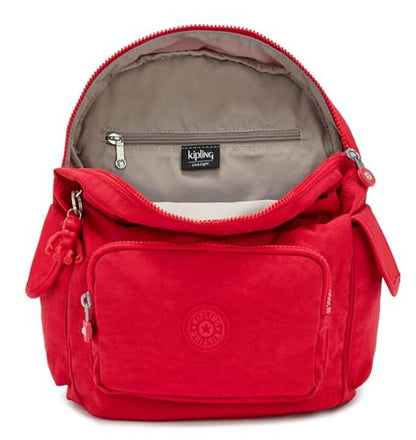 Kipling Women's City Pack S Backpacks, Red Rouge, 27x33.5x19 Centimeters (B x H x T) - color: Red Rouge, size: 27x33.5x19 centimeters (B x H x T)