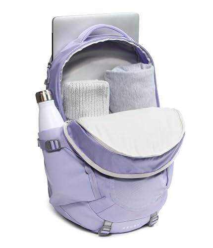 The North Face Women's Recon Everyday Laptop Backpack - Commuter Travel Bag, 18" Laptop Sleeve, Water-Repellent, Pale Plum Light Heather/Pale Plum, One Size - color: Pale Plum Light Heather/Pale Plum, size: One Size