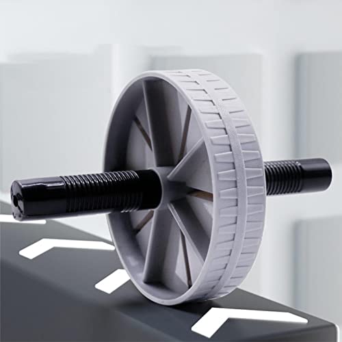 Abdominal Wheel,AB Wheel Roller,Automatic Rebound ABS Workout Core Workout AB Exercise Wheel - AB Workout Equipment Non-slip Strength Training Roller Wheel for Home and Gym Exercises, Grey