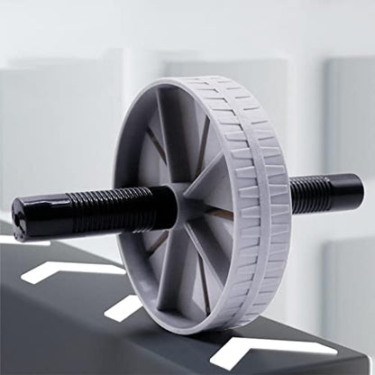 Abdominal Wheel,AB Wheel Roller,Automatic Rebound ABS Workout Core Workout AB Exercise Wheel - AB Workout Equipment Non-slip Strength Training Roller Wheel for Home and Gym Exercises, Grey