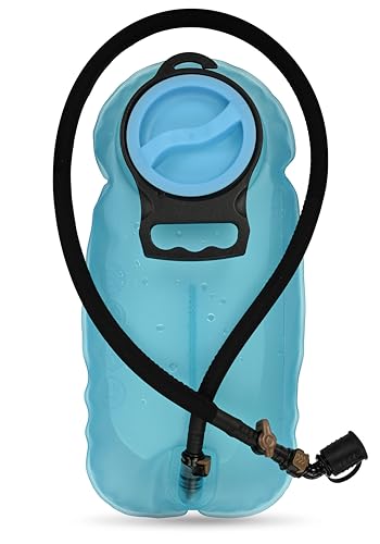 MARCHWAY 2L/2.5L/3L TPU Hydration Bladder, Ultra Durable Water Reservoir Bag with Insulated Tube for Hydration Pack for Cycling, Hiking, Running, Climbing, Biking - color: Blue, size: 2.5L