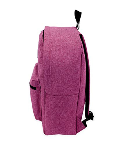 Everest 1045DM Denim Basic Backpack, Berry, One Size - color: Berry