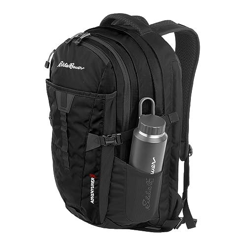 Eddie Bauer Adventurer Backpack with Organization Compartments and Hydration/Laptop Compatible Sleeve, Women's Adventurer - Black, 30L - color: Women's Adventurer - Black, size: 30L