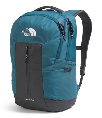 The North Face Lichen Daypack - Everyday Commuter Backpack, Laptop Sleeve, Water Bottle Pockets, Center Front Pouch, Space/Anthracite Grey, One Size - color: Space/Anthracite Grey