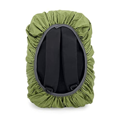 Jaegvida Waterproof Backpack Rain Cover 30L-100L Reflective & Non-Reflective Lightweight Durable Hiking Camping Bike Rain Shield - color: Army Green, size: One Size