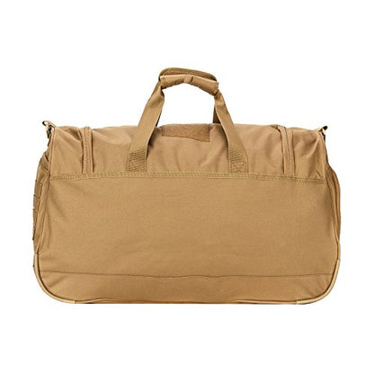 Gym Duffel Bag for Men Sports Duffel Bag with Shoe Compartment (TAN-Model B) - color: TAN-Model B