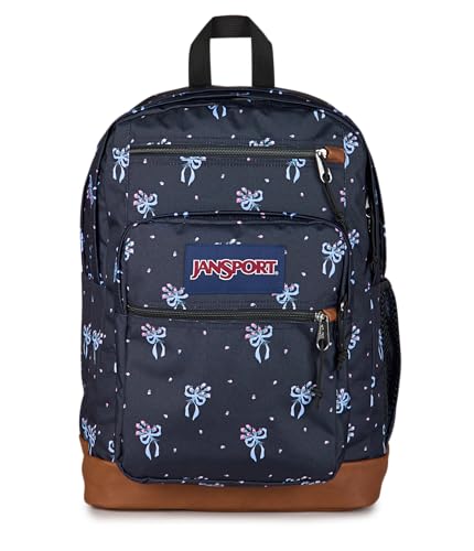 JanSport Cool Backpack with 15-inch Laptop Sleeve, Large Computer Bag Rucksack with 2 Compartments, Ergonomic Straps, Pastel Petals - Black - color: Pastel Petals Black/Blue/Pink/Green