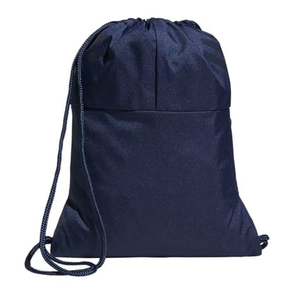 adidas Stadium Sackpack – Drawstring Backpack Gym Bag, 13L - color: Team Navy Blue 2/White