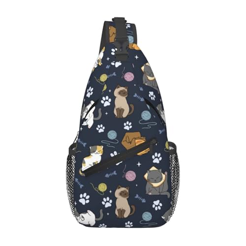 Butterflies Sling Bag Crossbody Sling Backpack for Women Men Travel Hiking Daypack Chest Shoulder Bag | Travel - color: Sling611