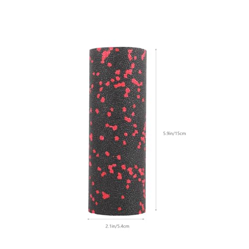 DOITOOL Compact Foam Roller Muscle Massaging Column Fitness Roller Hollow Portable Red for Exercise and Muscle Relaxation