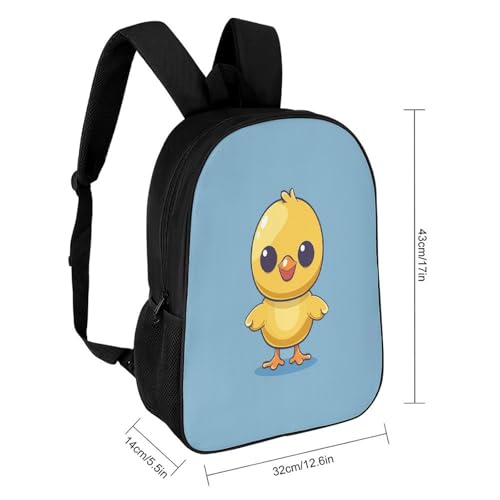 Travel Laptop Backpack Slim Durable Lightweight Back Pack Cute A Yellow Chicken Small Backpack For Women Men - color: A Yellow Chicken
