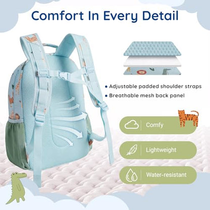 mommore Kids Backpack for Boys Girls 4-8 Kindergarten Elementary School Backpack with Lunch Box - 15” H Fit Folder - color: Sports Ball, style: 3 Pcs