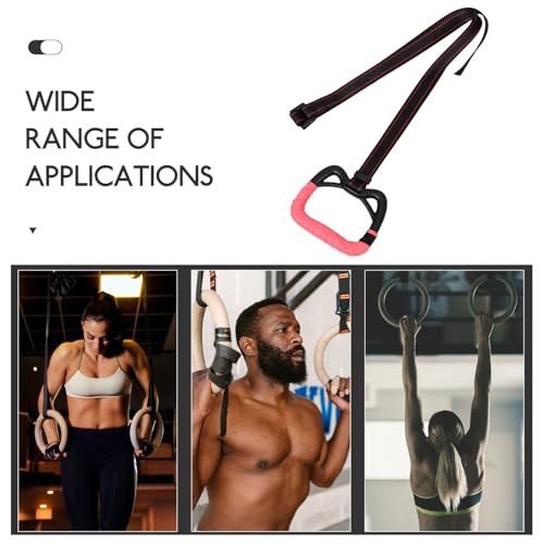 BESPORTBLE ’s Gymnastic Rings Set 1m Adjustable Indoor Fitness Training Workout Rings with Straps for Home Exercise and Bodybuilding