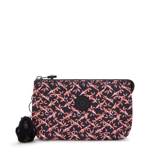 Kipling Women's Creativity Large Pouch, Versatile Cosmetics Kit, Lightweight Travel Organizer - color: Dancing Bouquet, size: 7.25''L x 4.25''H x 1.5''D