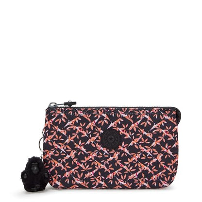 Kipling Women's Creativity Large Pouch, Versatile Cosmetics Kit, Lightweight Travel Organizer - color: Dancing Bouquet, size: 7.25''L x 4.25''H x 1.5''D