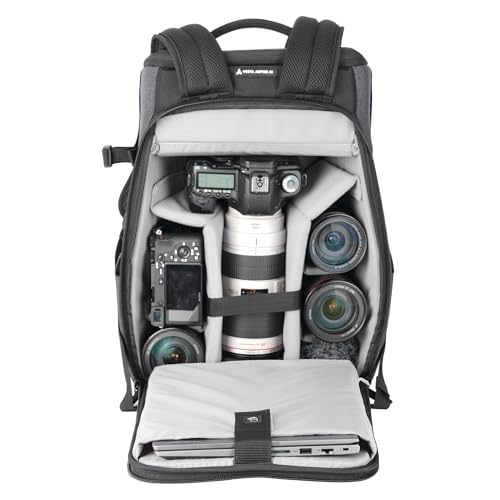 VANGUARD Vesta Aspire 45 GY Camera Backpack - 18L Capacity, Fits 14" Laptop - size: Vesta Aspire 45 GY