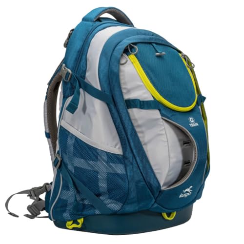 Kurgo G-Train Dog Carrier Backpack - Comfortable Travel Bag for Pets Up to 25 lbs - Waterproof Bottom - Multi-Compartment Pack - Dog Hiking Gear - Rugged Adventure Backpack - Ink Blue - color: Ink Blue