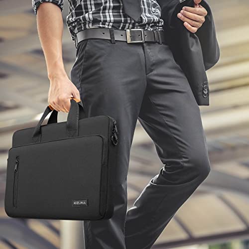 KIZUNA Laptop bag Case 12.5 Inch Shoulder briefcase Handbag For MacBook Air 13 M3 M2/MacBook Pro 14 M1 M2 Pro/13.3" Yoga Slim 7i Carbon/14 Lenovo ThinkPad X1 Carbon, Black - color: Black, size: 12.5-13 Inch