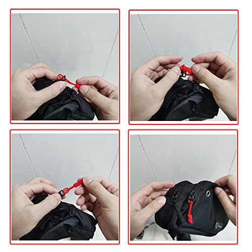 Urmspst 20PCS Zipper Pulls Replacement Zipper Pulls Zipper Tabs, (Rust Color) - color: 14. Rust color