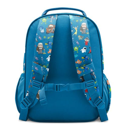 Simple Modern Large Disney Pixar Kids Backpack for School Girls and Boys | Elementary Backpack for Teen | Fletcher Collection | Kids - 16" tall | Pixar Mashup on Blue - color: Disney: Pixar Mashup on Blue, style: Kids Large