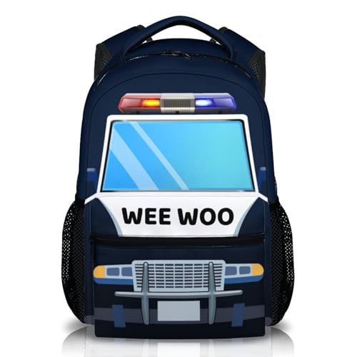 Kids Backpacks, 17" Car School Backpack for Boys Students, Large Capacity Car Themed Bookbag for Kindergarten Primary, Schoolbag Supplies for Travel Hiking Camping - color: Color 13