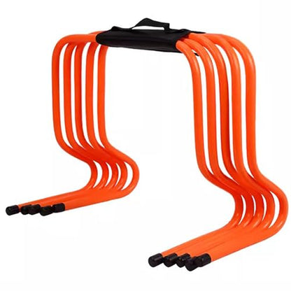 Mini Hurdles for Track and Field, 6" 9 12 16 20 24 Inch Speed Hurdles for Agility Training, Kids/Athletes/Basketball/Baseball/Soccer/Football Indoor Outdoor Sports Equipment(40cm/16in) - size: 40cm/16in