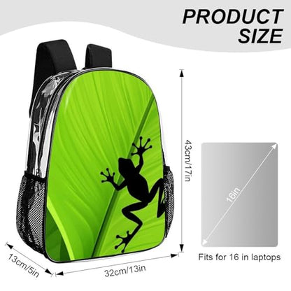 Daypack Lightweight Multipurpose Anti-Theft Green Leaf Frog Shoulder Bag Large Capacity Laptop Book Bag Rucksack With Adjustable Shoulder Straps - color: Pattern 207