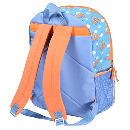 AI ACCESSORY INNOVATIONS Blippi Girls & Boys Toddler Pre school 4 Piece Backpack Set, Kids 16" School Bag with Front Zip Pocket, Blue - color: Blippi