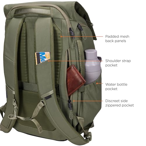 Thule Paramount 27L Backpack - Commuter Backpack - Padded Pocket fits a 16" Laptop - color: Soft Green, size: 27L