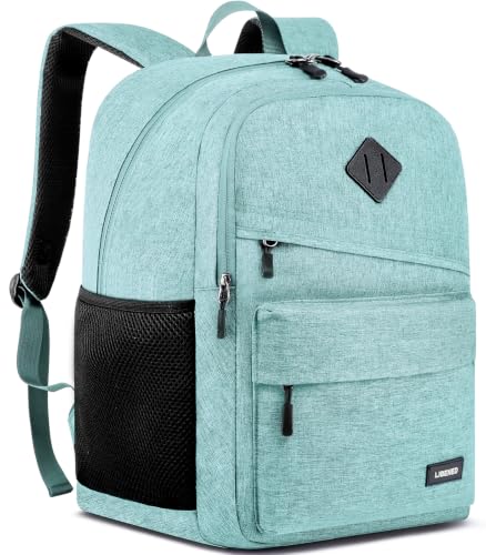 School Backpack for Teen Girls and Boys, Bookbag for College with USB Charging Port, 15.6 Inch Laptop Bag Middle School Back Pack, Teal - color: Teal, size: 15.6 Inch
