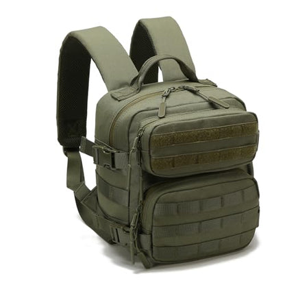 9L Mini Backpack for Men and Women, Small Backpack for Gym Hiking Travel Sports Running (Green) - color: 9l-green