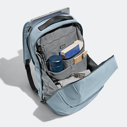 Away Amazon Exclusive The Everywhere Zip Backpack - Personal Item Airline Approved Backpack with 16” Padded Laptop Sleeve, Water Bottle Pocket, Interior and Exterior Pockets - Sky Blue - color: Sky Blue