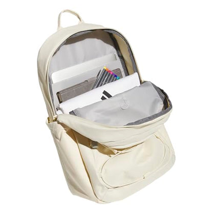 adidas Amplifier Backpack for Laptop, School and Gym, 28L, Warm Vanilla Yellow/White/Bungie, OSFA - color: Warm Vanilla Yellow/White/Bungie
