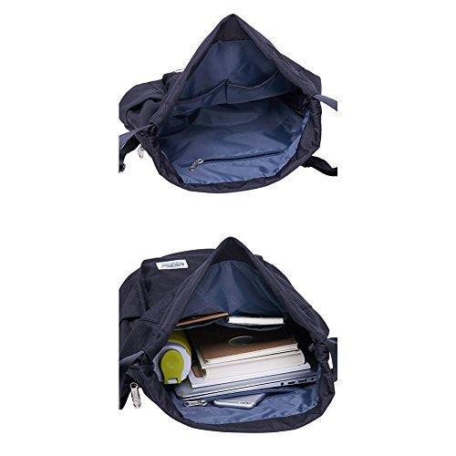 KAUKKO Drawstring Sports Backpack Gym Yoga Bag Shoulder Rucksack for Men and Women - color: Black2031