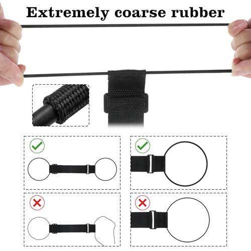Ouligay 2 Pack Travel Straps for Luggage Multi-use Suitcase Strap Strong Luggage Straps Elastic Travel Luggage Belt Strap for Attaching Extra Bags Purse to Suitcase Handle