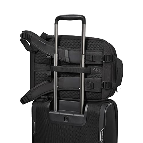 Victorinox Touring 2.0 City Daypack - Professional Laptop Backpack for Business & Outdoor Use - Features Waterproof Pouch - 17 Liters, Black - color: Black