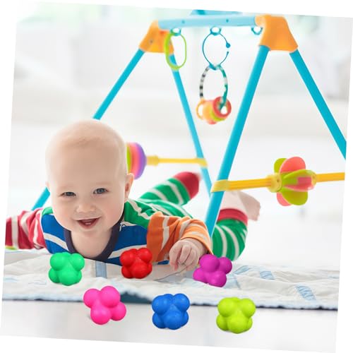 VANZACK 6pcs Hexagonal Reaction for Agility Training Exercise for Hand-Eye Coordination Sports Training and Improvement All Ages