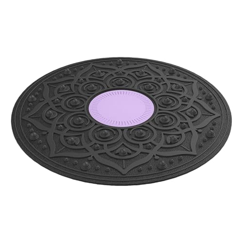 Wobble Balance Board - Non Slip Balancing Trainer, with Massage Points, 360 Degree Rotation, Workout Core Trainer for Home Gym Yoga Core Training, Sturdy Fitness Equipment 11.81 Inches