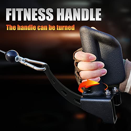 Adjustable Lat Pull down Bar, Cable Machine Attachments for Gym, Home Gym Fitness T-bar Row Pulldown Attachments, Lat Pull Down Machine Wide Grip Neutral Grip Handle - color: SP-B04
