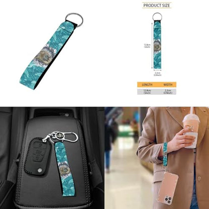 Talayituse 3D Turtle Jellyfish Print 6 Pcs Backpack Set Travel Bag Portable Bookbag Large Capacity Backpacks Schoolbag with Lunch Box Pencil Case Water Bottle Holder, Bookmark & Keychain - color: 3d Turtle Jellyfish