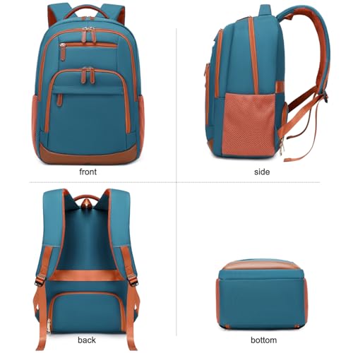 BOVIP Travel Backpack For Men Women,40L Carry On Backpack Flight Approved,TSA Personal Item Travel Bag Fits 17 Inch Laptop,Business Weekender Overnight Daypack Dark Green - color: Dark Green