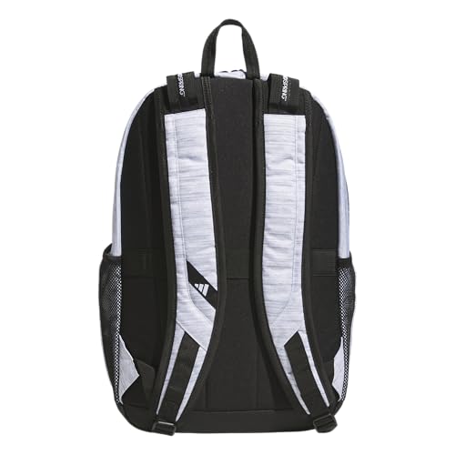 adidas Prime 7 Backpack for Laptop, School and Travel, 37L - color: Two Tone White/Black